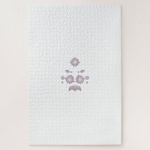 Dekoration der Rose Milk White Classic Puzzle