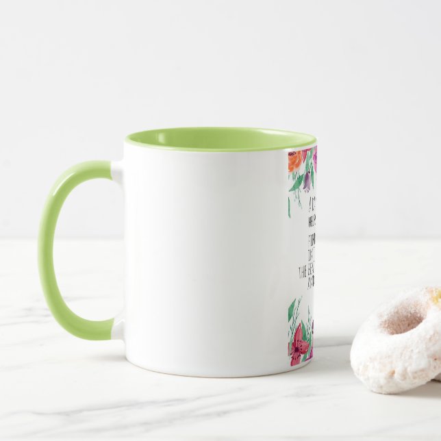 Dekoration der Tanzlehrer Ballet Coach Wertschätzu Tasse (Mit Donut)