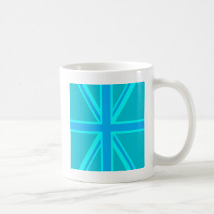 Dekoration der türkisfarbenen Flagge Tasse