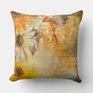 Dekoration der Vintagen Blume Kissen
