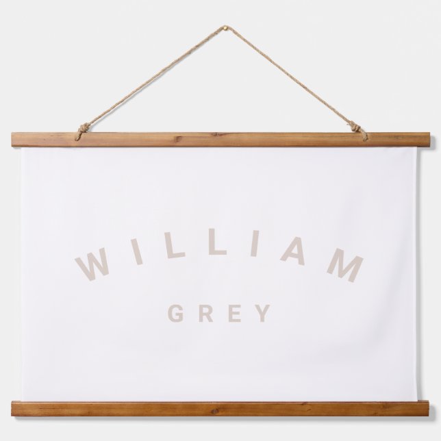 Dekoration des Kinderzimmers für neutrale Minimali Wandteppich Mit Holzrahmen (Vorne)