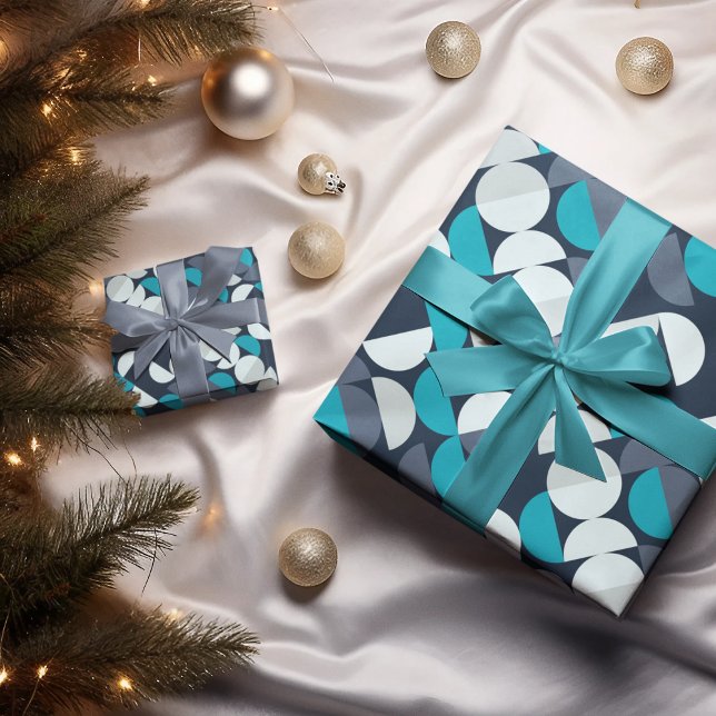 Dekoration des Pops Geschenkpapier (blue semicircle birthday packing gift wrap,gift wrapping paper,return gift wrap paper,paper gift)