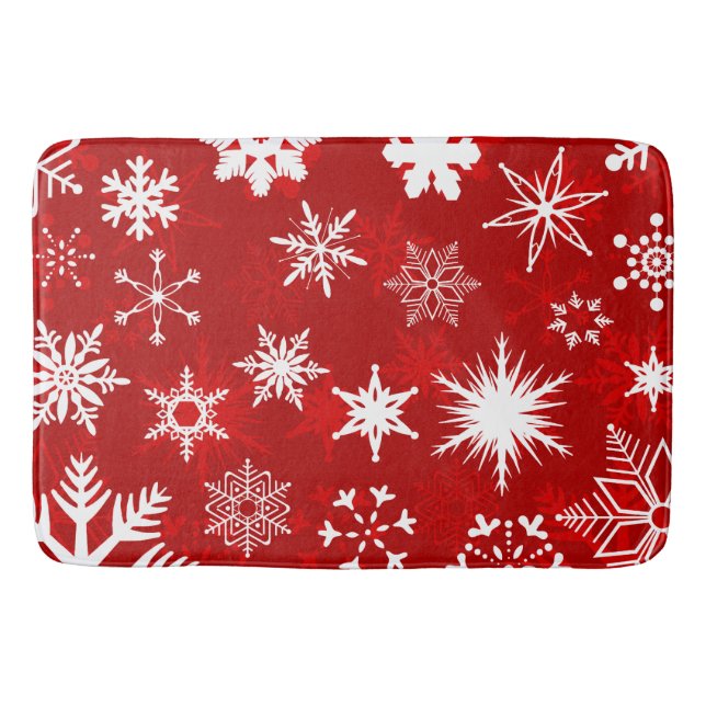Dekoration des Weihnachtsbads Badematte (Vorderseite)