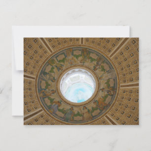 Dekoration. Die Kongressbibliothek. USA Postkarte