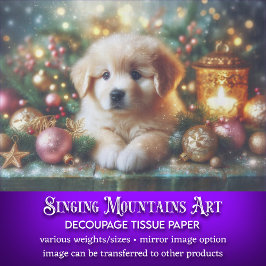 Dekoration für das Weihnachtshandwerk Seidenpapier