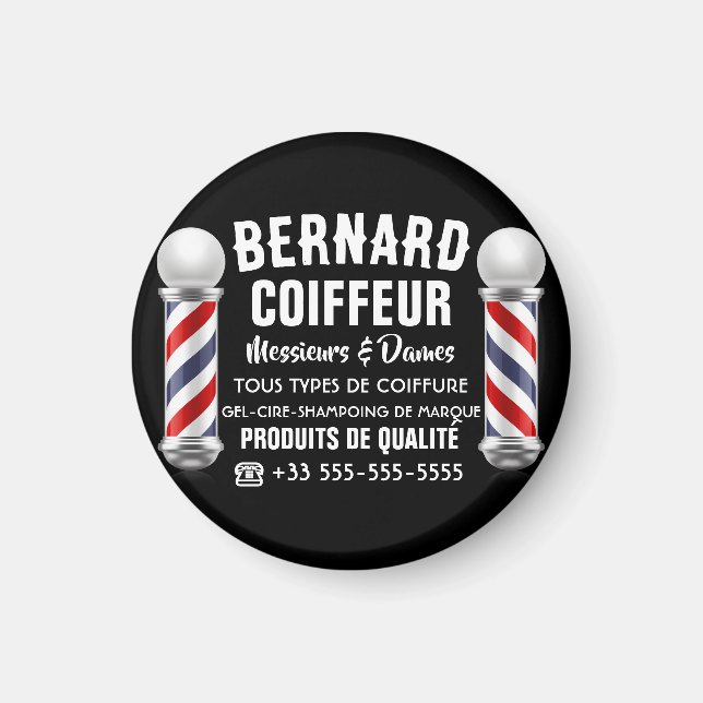 Dekoration für Friseursalon Magnet (Vorne)