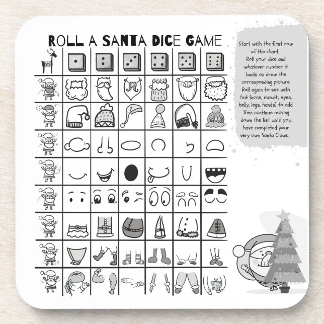 Dekoration für Ihren Urlaubstisch Getränkeuntersetzer (Vorderseite)