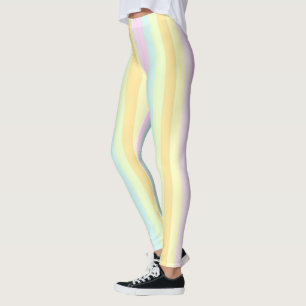 Dekoration für vertikale Pastellstreifen Leggings