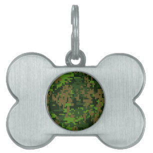 Dekoration im Holzstil: Digital Green Camouflage Tiermarke