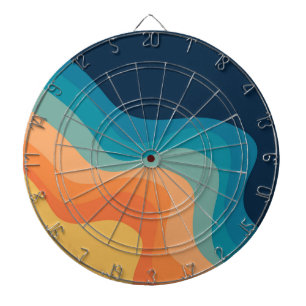 Dekoration im Retrostil Dartscheibe