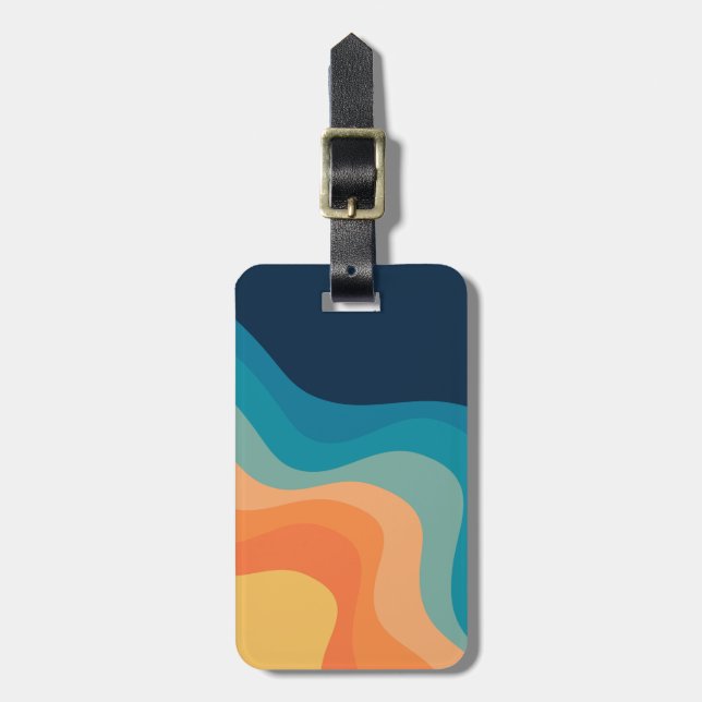 Dekoration im Retrostil Gepäckanhänger (Vorderseite vertikal)