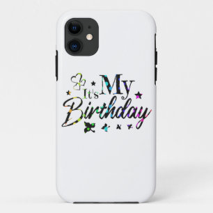Dekoration ist mein Geburtstag mit Text aus Regenb Case-Mate iPhone Hülle