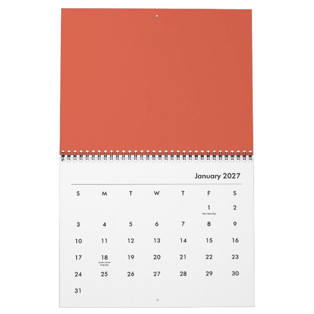 Dekoration Kalender (Jan 2027)