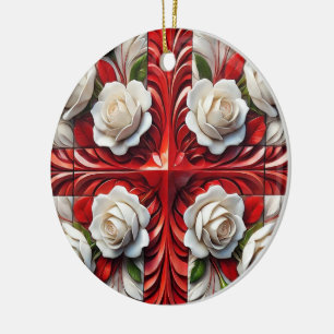 Dekoration mit englischer Rose Design