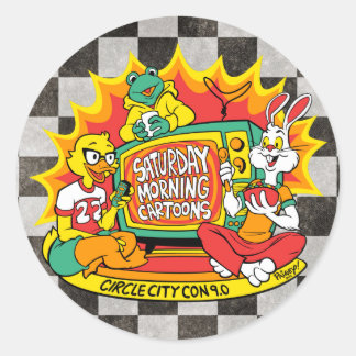 Dekoration Runder Aufkleber