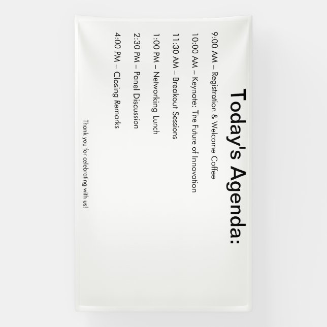 Dekoration tropischer Personalisierter Ereignisse Banner (Vertikal)