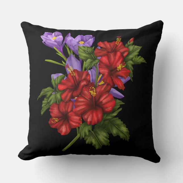 Dekoration von Blume Kissen (Vorderseite)