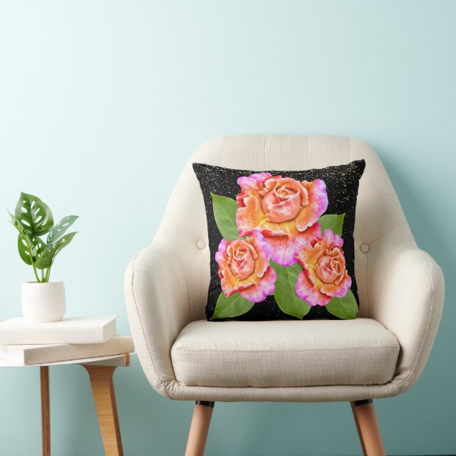 Dekoration von Blume Kissen (Stuhl )