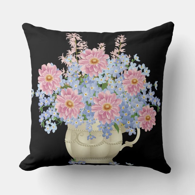 Dekoration von Blume Kissen (Vorderseite)