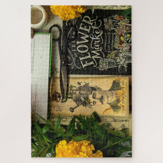 Dekoration von Blume Puzzle