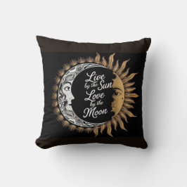 Dekoration von Sun und Moon Pillow Boho Zitat Kissen