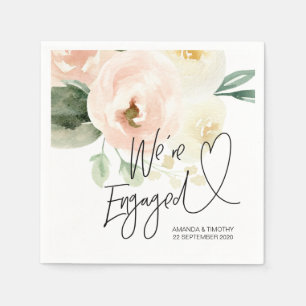 Dekorationen der engagierten Partei Frühling Rosa  Serviette