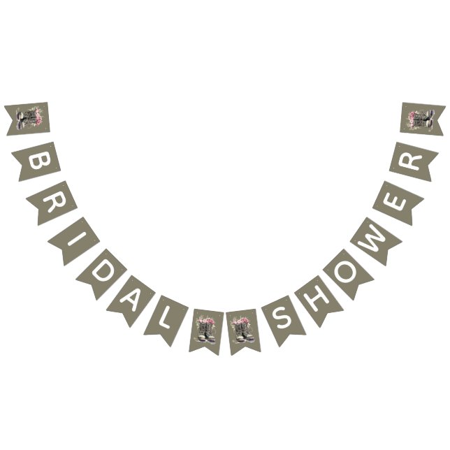 Dekorationen für das Brautparty von militärischen  Wimpelkette (Alle)