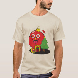 Dekorationen niedlicher Weihnachtsfiguren T-Shirt