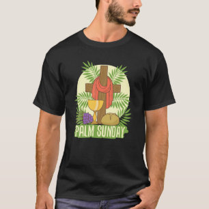 Dekorationen Palm Sonntag Kreuz Jesus Christlichen T-Shirt
