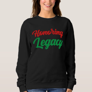Dekorationen zum Schwarzer-Geschichte-Monat zur Eh Sweatshirt