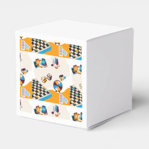 Dekorationen zum Thema "Spielabend" des Party Geschenkschachtel