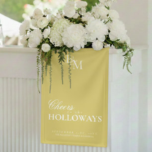 Dekorationsbanner für Hochzeitsempfänge im Stil de Banner