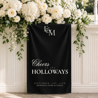 Dekorationsbanner für Hochzeitsempfänge im Stil de Banner