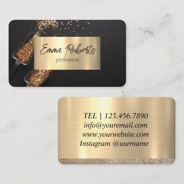 Dekorationsdekorator für Event-Party Visitenkarte (Vorne/Hinten)