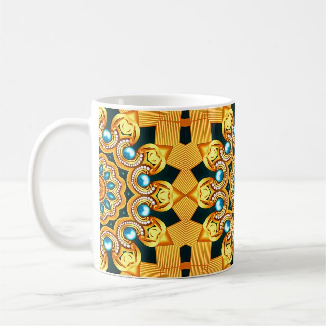 Dekorationshintergrund Kaffeetasse (Links)