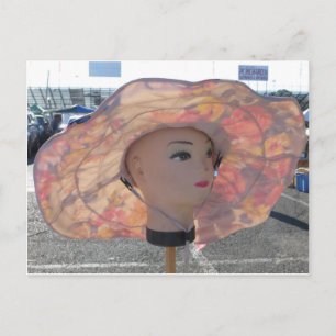 Dekorationskopf Postkarte