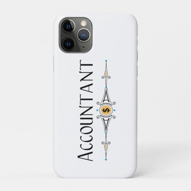 Dekorationslinie des Buchhalters Case-Mate iPhone Hülle (Rückseite)