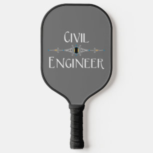 Dekorationslinie des zivilen Ingenieurs Pickleball Schläger