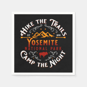Dekorationspapier des Yosemite Nationalparks Serviette