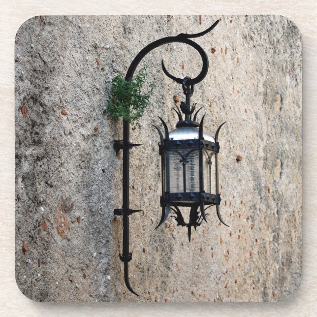 Dekorationsschloss Lantern Getränkeuntersetzer (Vorderseite)