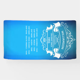 Dekorationszeichen für das Reiseziel eines Kreuzfa Banner