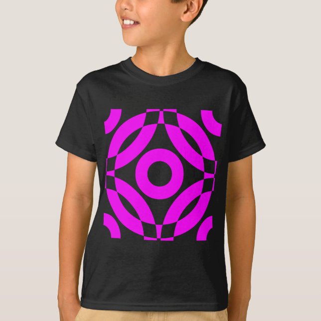 Dekorativ 02 - Magenta T-Shirt (Vorderseite)