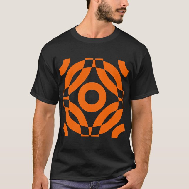 Dekorativ 02 - Orange T-Shirt (Vorderseite)