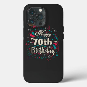 Dekorativ 70. Geburtstag Case-Mate iPhone Hülle