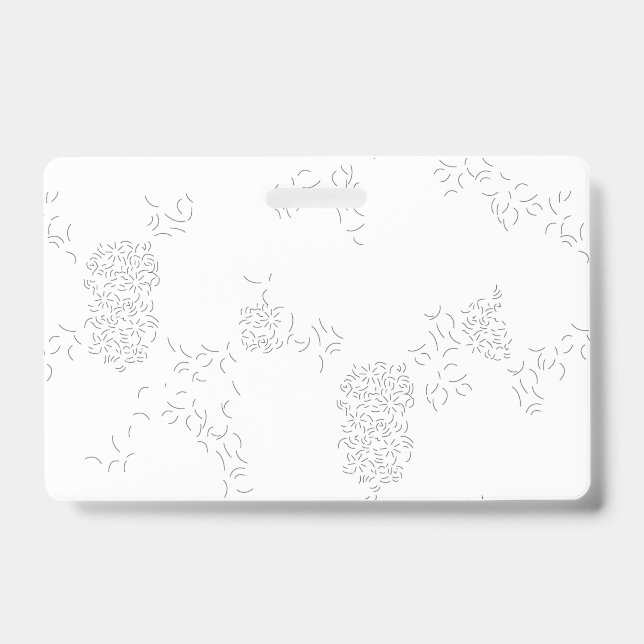 Dekorativ, blassgrau ausweis (Vorderseite)