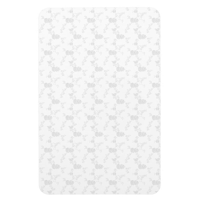 Dekorativ, blassgrau magnet (Vertikal)