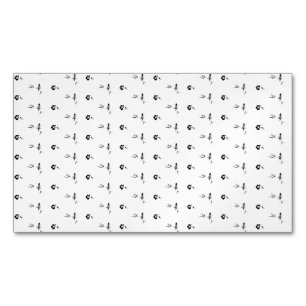 Dekorativ, dunkelgrau, Holzkohle Magnetische Visitenkarte