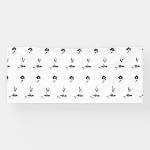 Dekorativ, dunkelgrau, Holzkohlebanner Banner