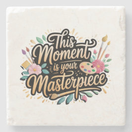 Dekorativ für das Leben Steinuntersetzer