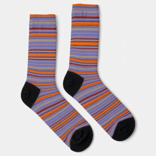 Dekorativ gestreift Socken